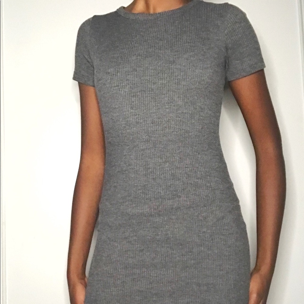 BRANDY MELVILLE Mini Grey Dress
